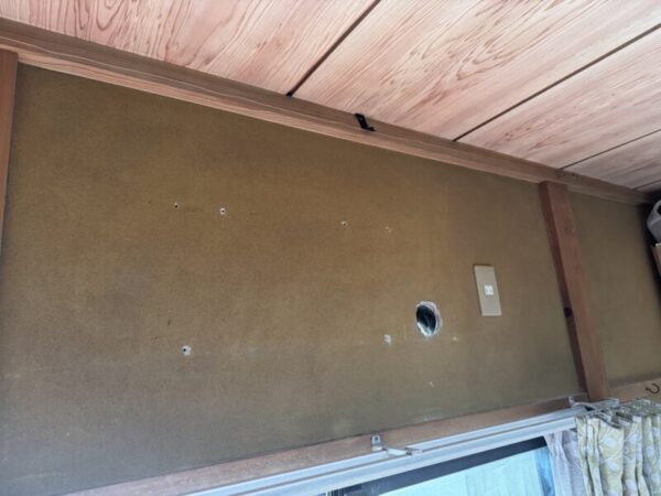 エアコン取り外し後